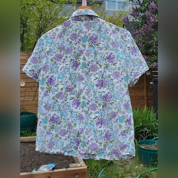 Homemade Vintage Short Sleeve Floral Shirt - Picture 9 of 12